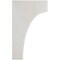 Ekena Millwork 5 1/4"W x 6"D x 10"H Clarksville Wood Vintage Decor Bracket, Chalk Dust White BKTWD05X06X10CVWH - alternate 3
